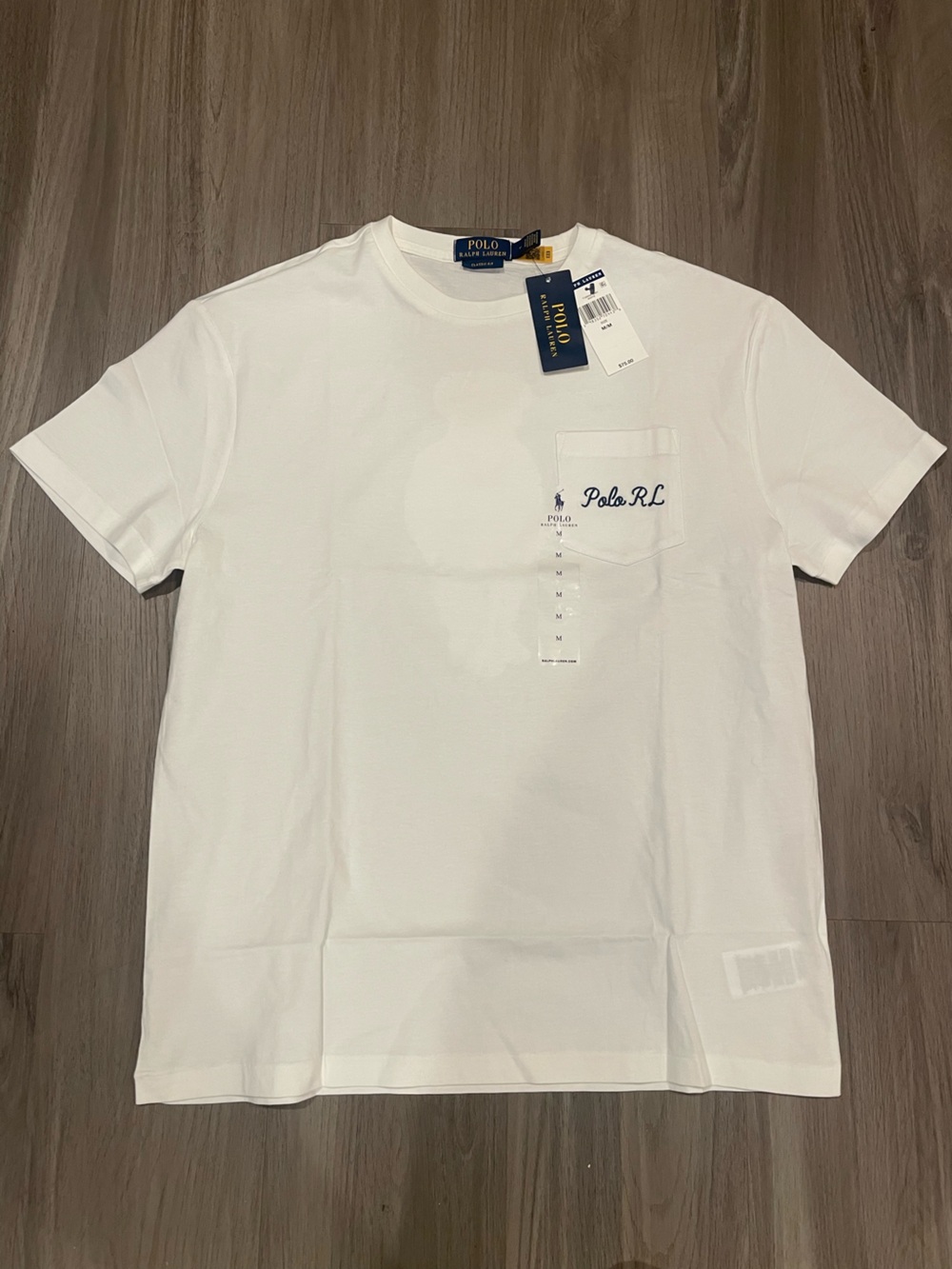 Men’s New Ralph Lauren “Polo Bear Tennis Club ‘26” T-Shirt — white — Size M